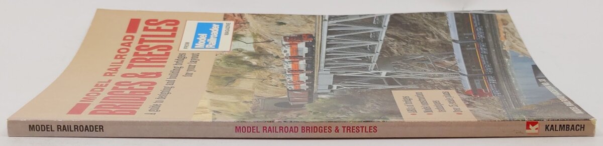 Model Railroad Bridges & Trestles Paperback Book By Bob Hayden EX