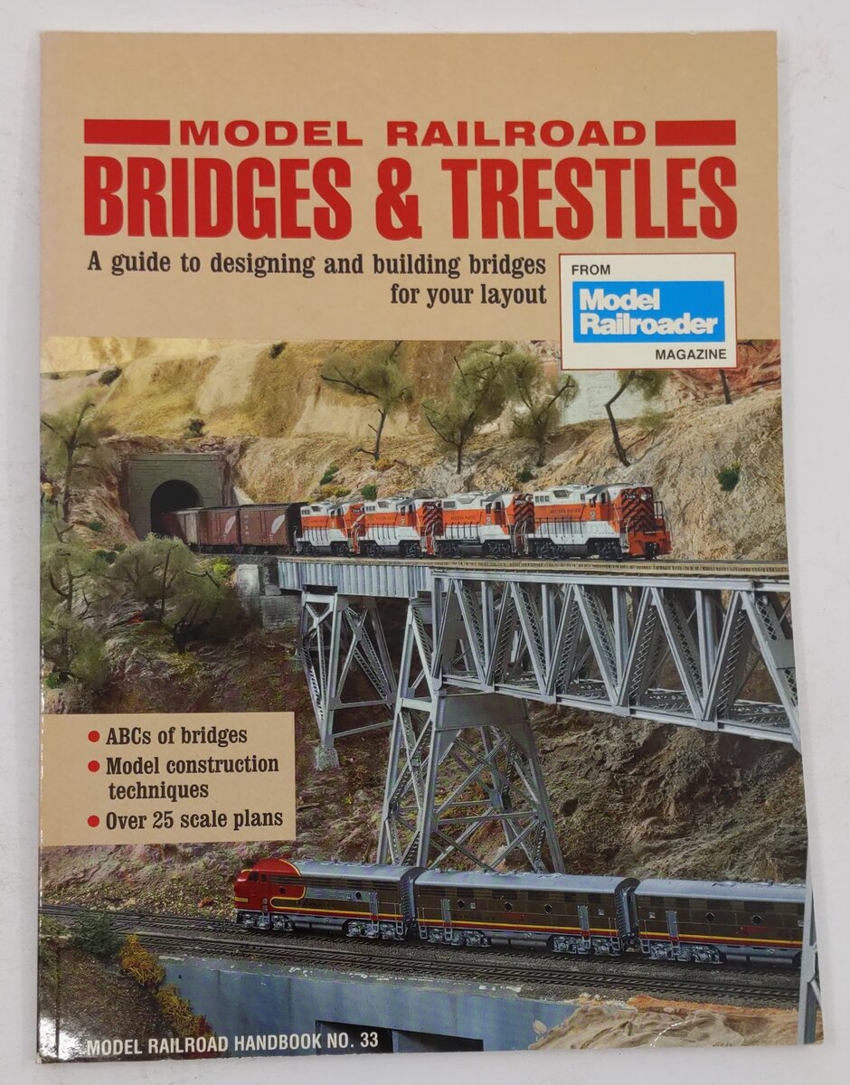 Model Railroad Bridges & Trestles Paperback Book By Bob Hayden EX