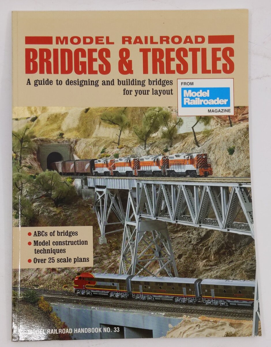 Model Railroad Bridges & Trestles Paperback Book By Bob Hayden EX