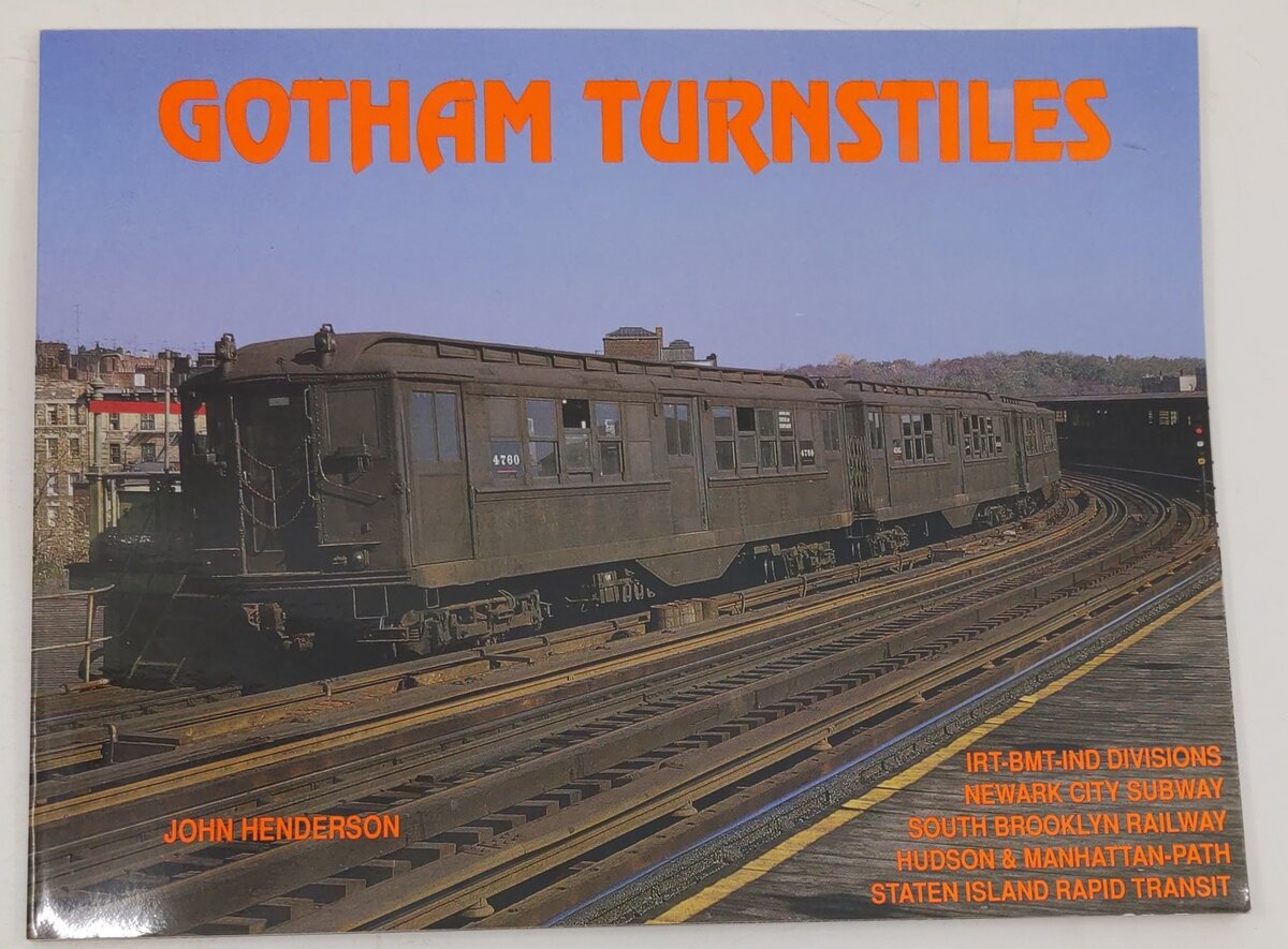 Gotham Turnstiles Paperback Book By John Henderson EX