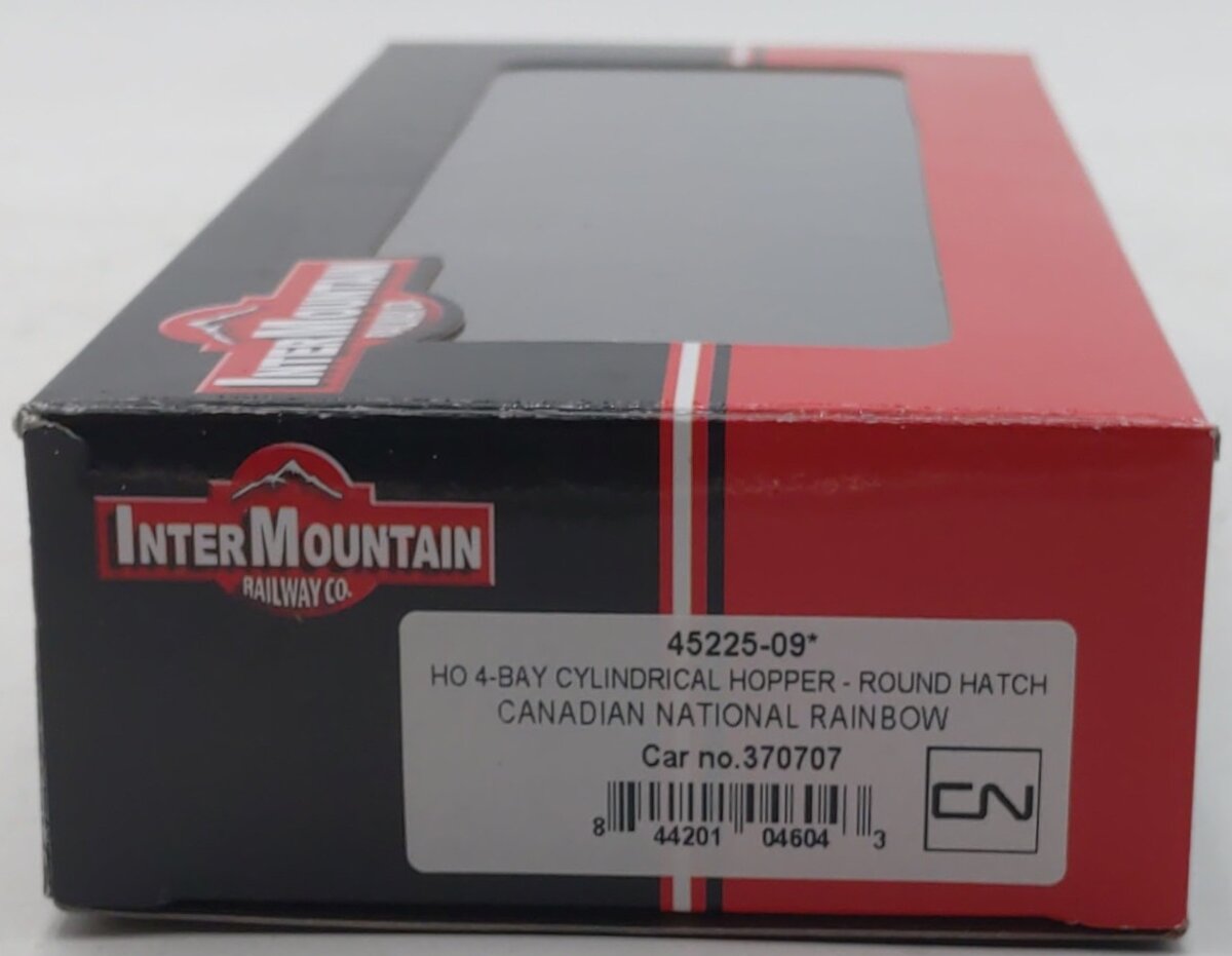 InterMountain 45225-09  HO Canadian National 4-Bay Cylindrical Hopper #370707 LN/Box