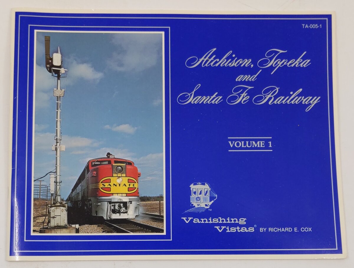 Atchison, Topeka and Santa Fe Railway Paperback Book By Richard E. Cox VG