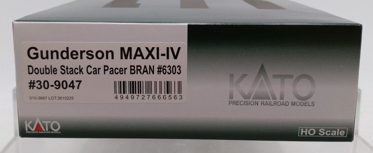Kato 30-9047 HO Pacer Gunderson MAXI-IV Double Stack Well Car Set #6303
