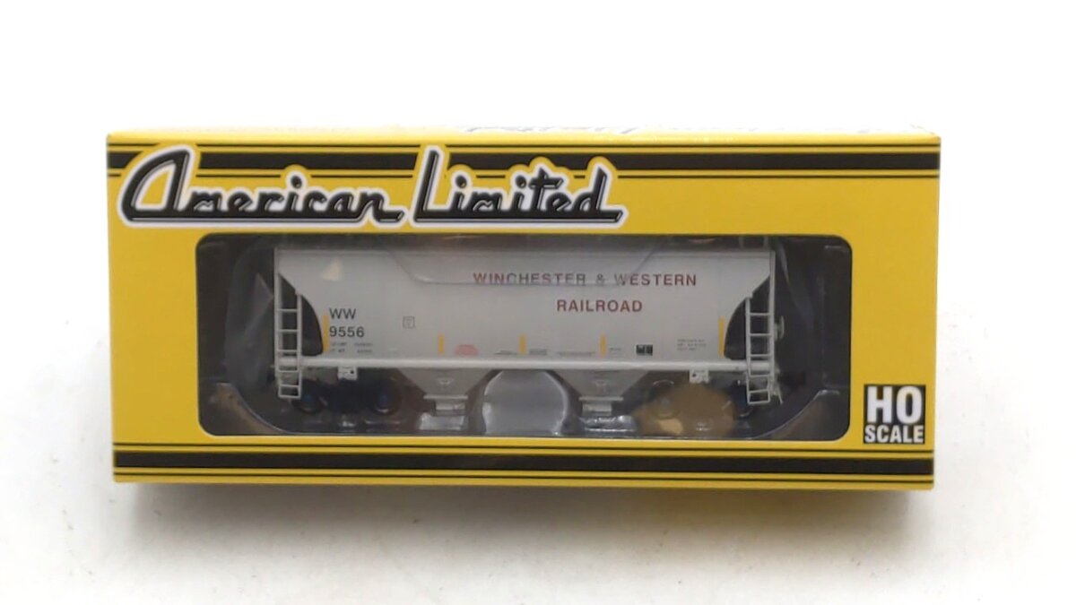 American Limited Models 1074 HO Winchester & Western 2-Bay Covered Hopper #9556
