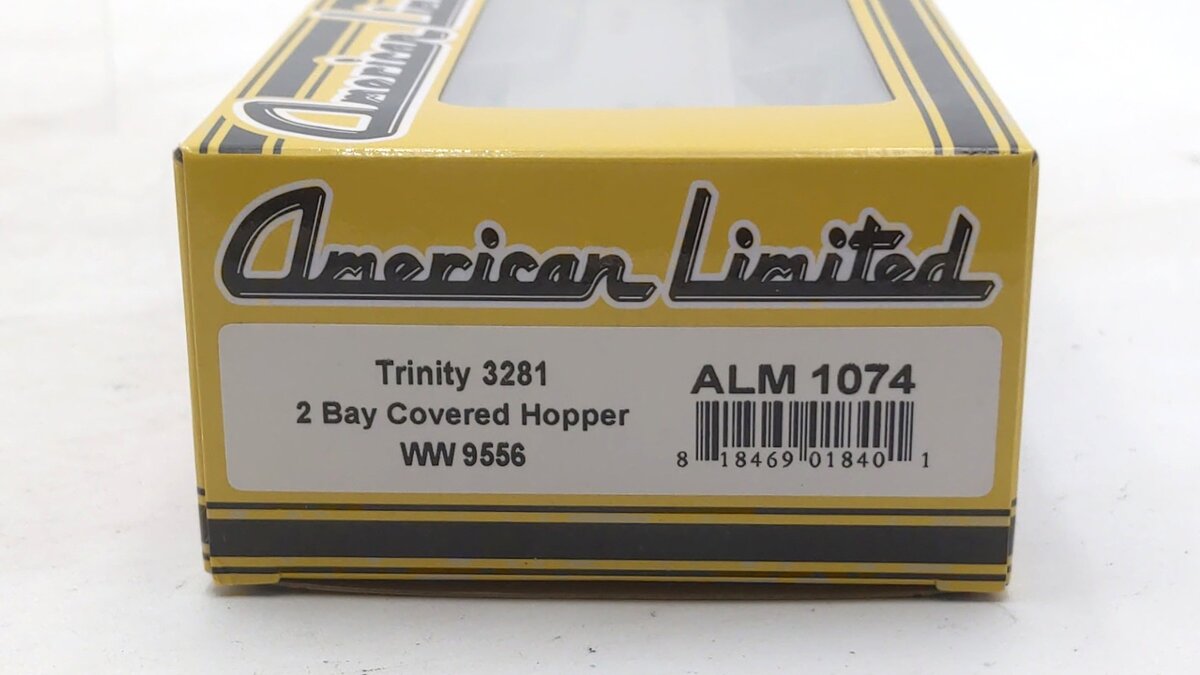 American Limited Models 1074 HO Winchester & Western 2-Bay Covered Hopper #9556