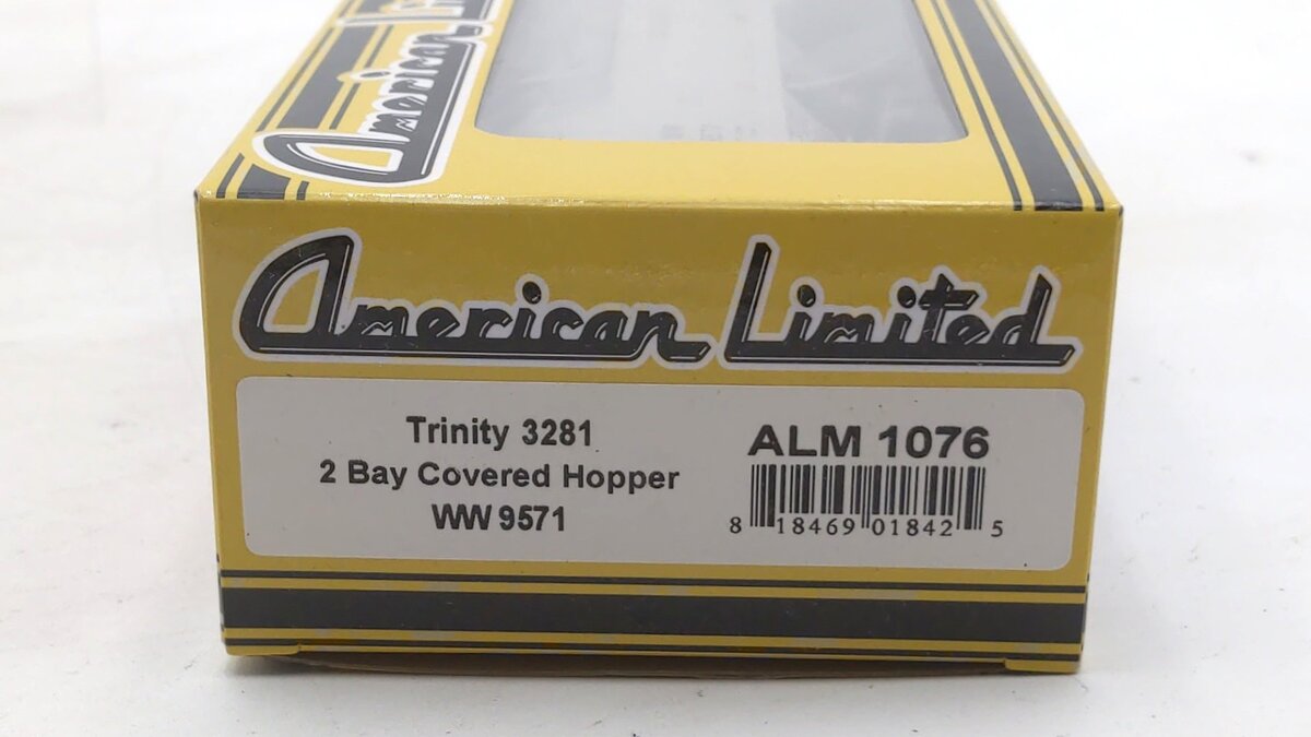 American Limited Models 1076 HO Winchester & Western 2-Bay Covered Hopper #9571