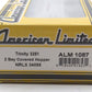 American Limited Models 1087 HO Ciment Que'bec NRLX 2-Bay Covered Hopper #34095