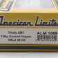 American Limited Models 1089 HO Ciment Que'bec NRLX 2-Bay Covered Hopper #34152