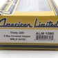 American Limited Models 1090 HO Ciment Que'bec NRLX 2-Bay Covered Hopper #34153