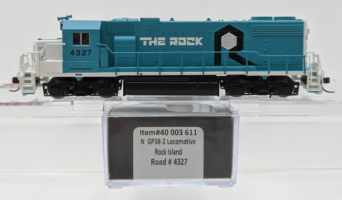 Atlas 40003611 N Scale Rock Island GP38-2 Locomotive #4327