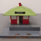 American Flyer 612 Vintage S Gauge Mystic Tin Freight/Passenger Station w/Crane/Box