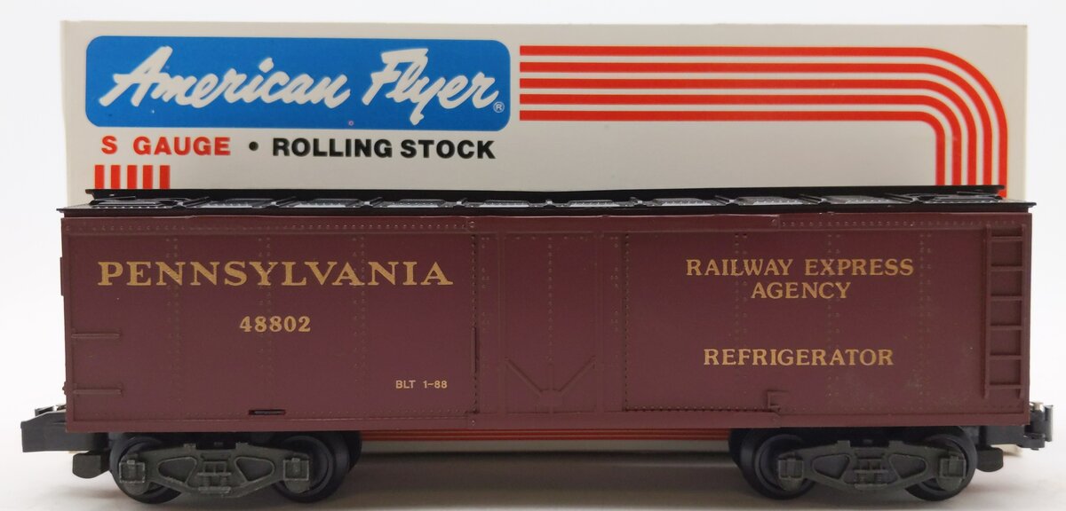 American Flyer 6-48802 S Gauge Pennsylvania Reefer Car #48802 EX/Box