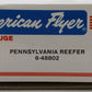 American Flyer 6-48802 S Gauge Pennsylvania Reefer Car #48802 EX/Box