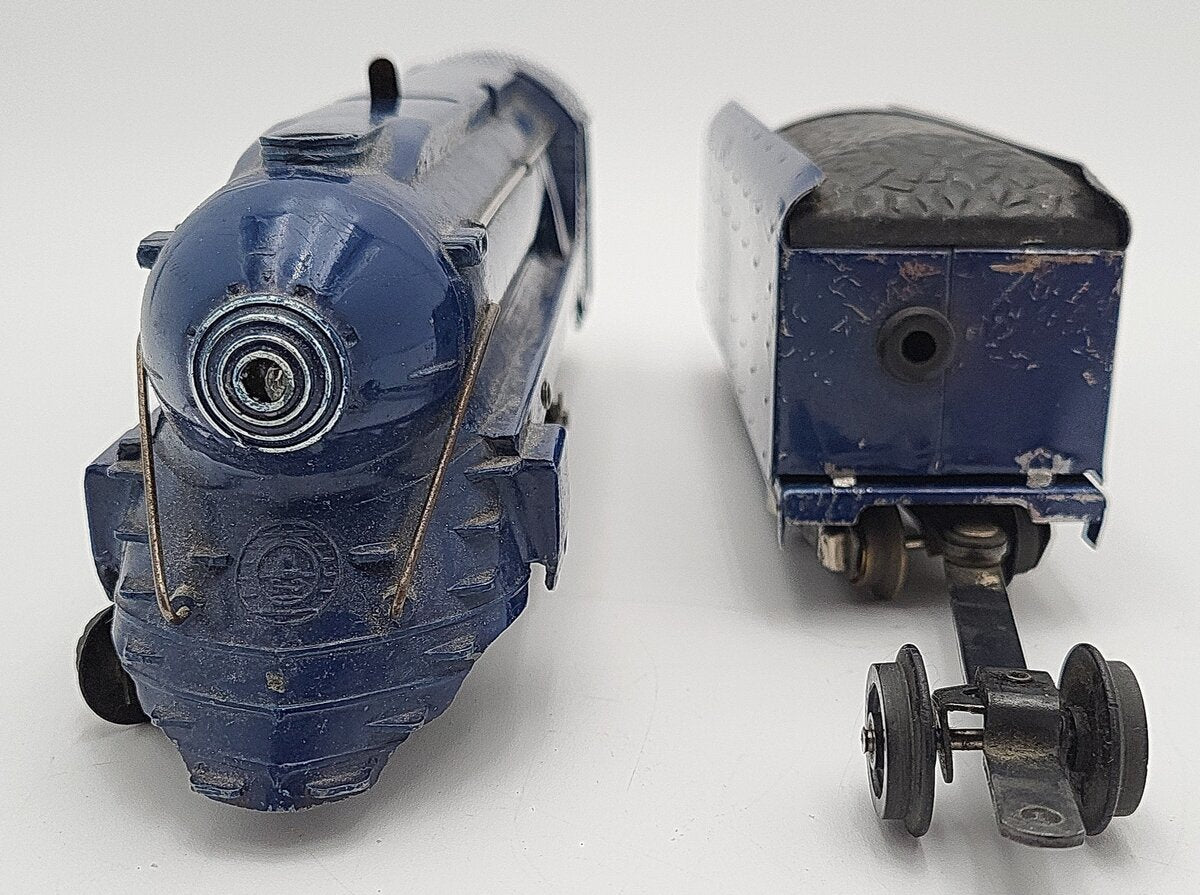 American Flyer 350 Vintage S B&O The Royal Blue 4-6-2 Die-Cast Steam Locomotive VG