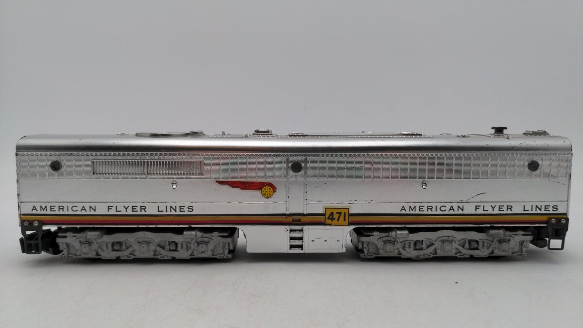 American Flyer 471 Vintage S "American Flyer Lines"  B Dummy Diesel Locomotive VG