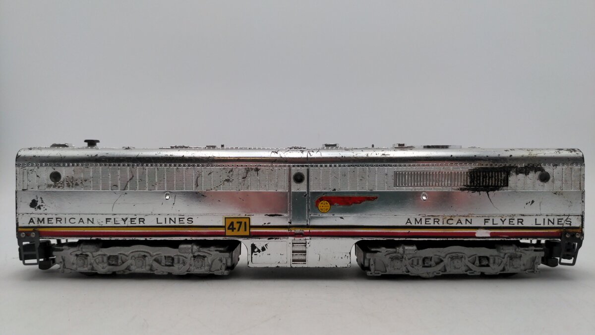 American Flyer 471 Vintage S "American Flyer Lines"  B Dummy Diesel Locomotive VG