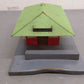 American Flyer 612 Vintage S Gauge Mystic Tin Freight/Passenger Station w/Crane VG