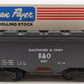American Flyer 4-9207 S Gauge Baltimore & Ohio Covered Hopper #9207 LN/Box