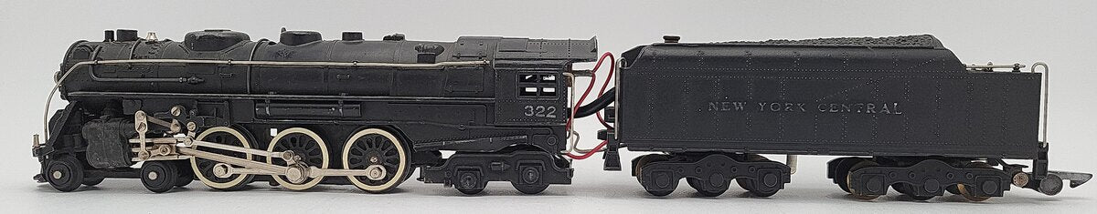 American Flyer 322 Vintage S NYC 4-6-4 Hudson Steam Locomotive & Tender VG