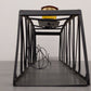 American Flyer 750 Vintage S Black Metal Trestle Bridge w/ Lighted House on Top