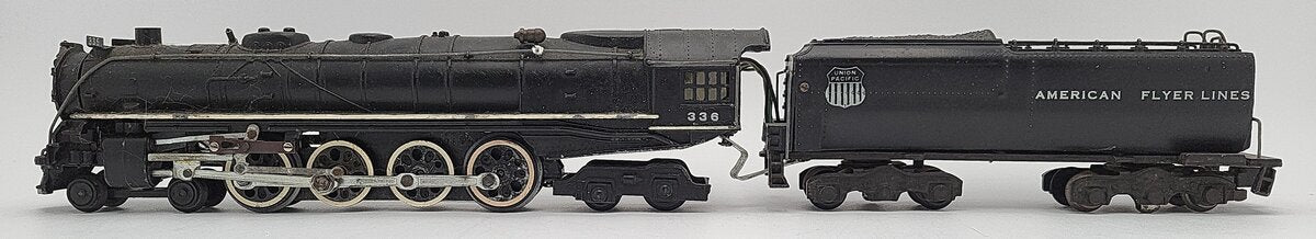 American Flyer 336 S Union Pacific Northern 4-8-4 Steam Locomotive & Tender VG