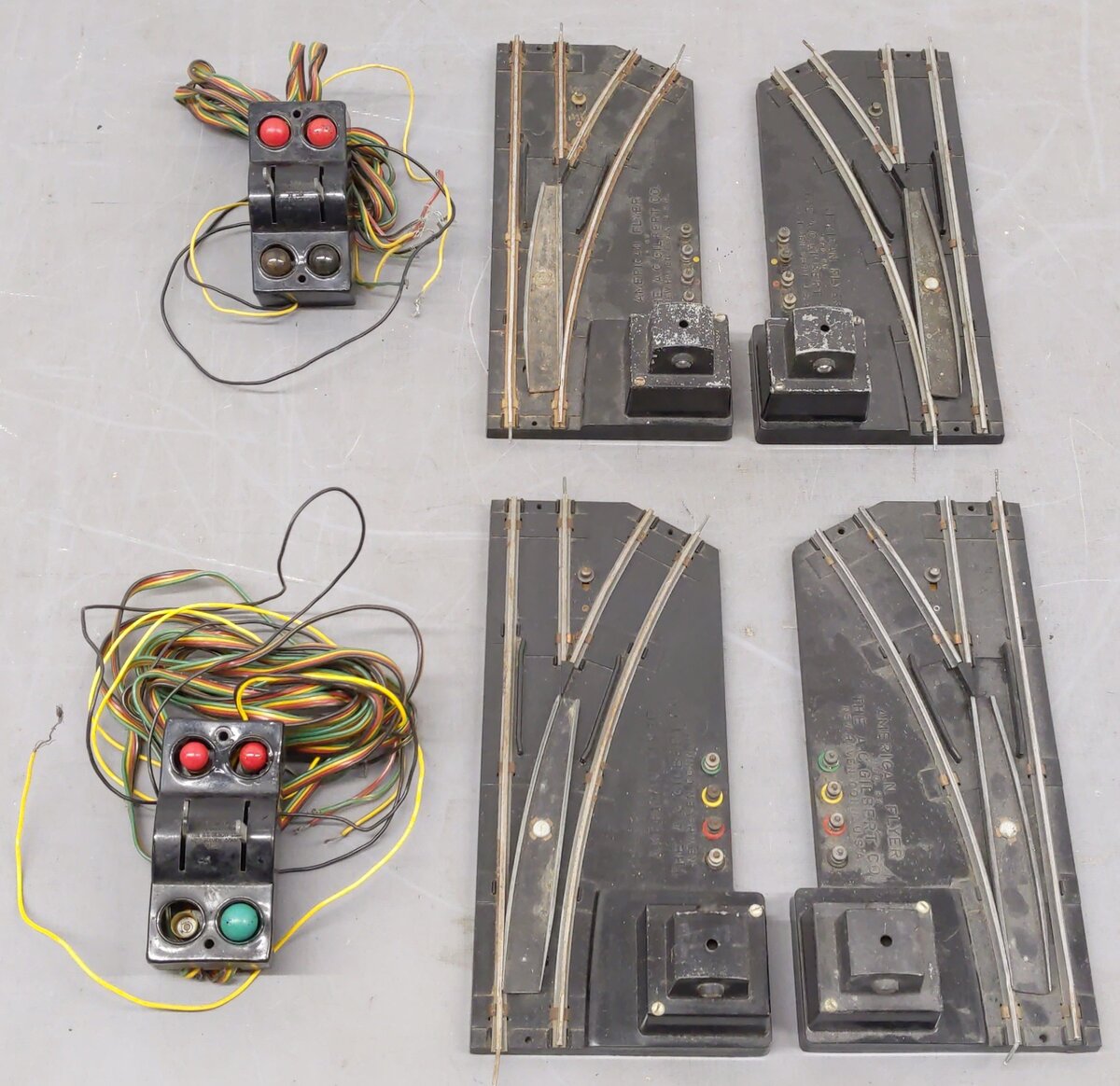 American Flyer 720A Vintage S Electric Remote Control Switches (2 Pairs)