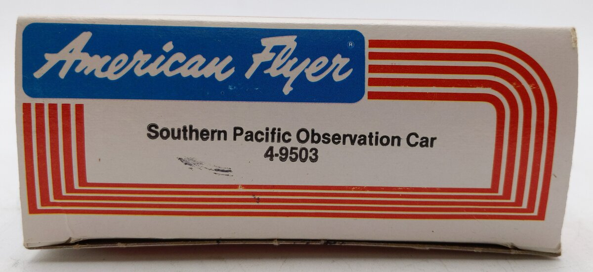 American Flyer 4-9503 S Gauge Southern Pacific Daylight Observation Car LN/Box