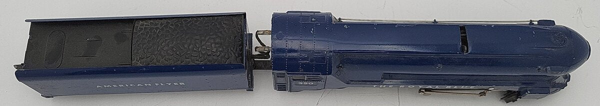 American Flyer 350 Vintage S B&O The Royal Blue 4-6-2 Die-Cast Steam Locomotive VG
