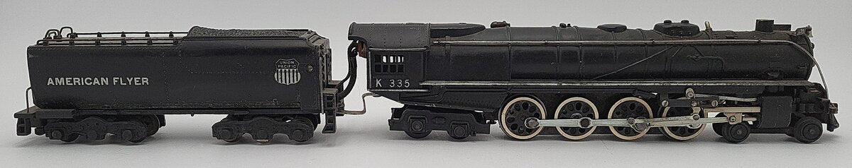 American Flyer K335 Vintage S Union Pacific 4-8-4 Steam Locomotive & Tender VG