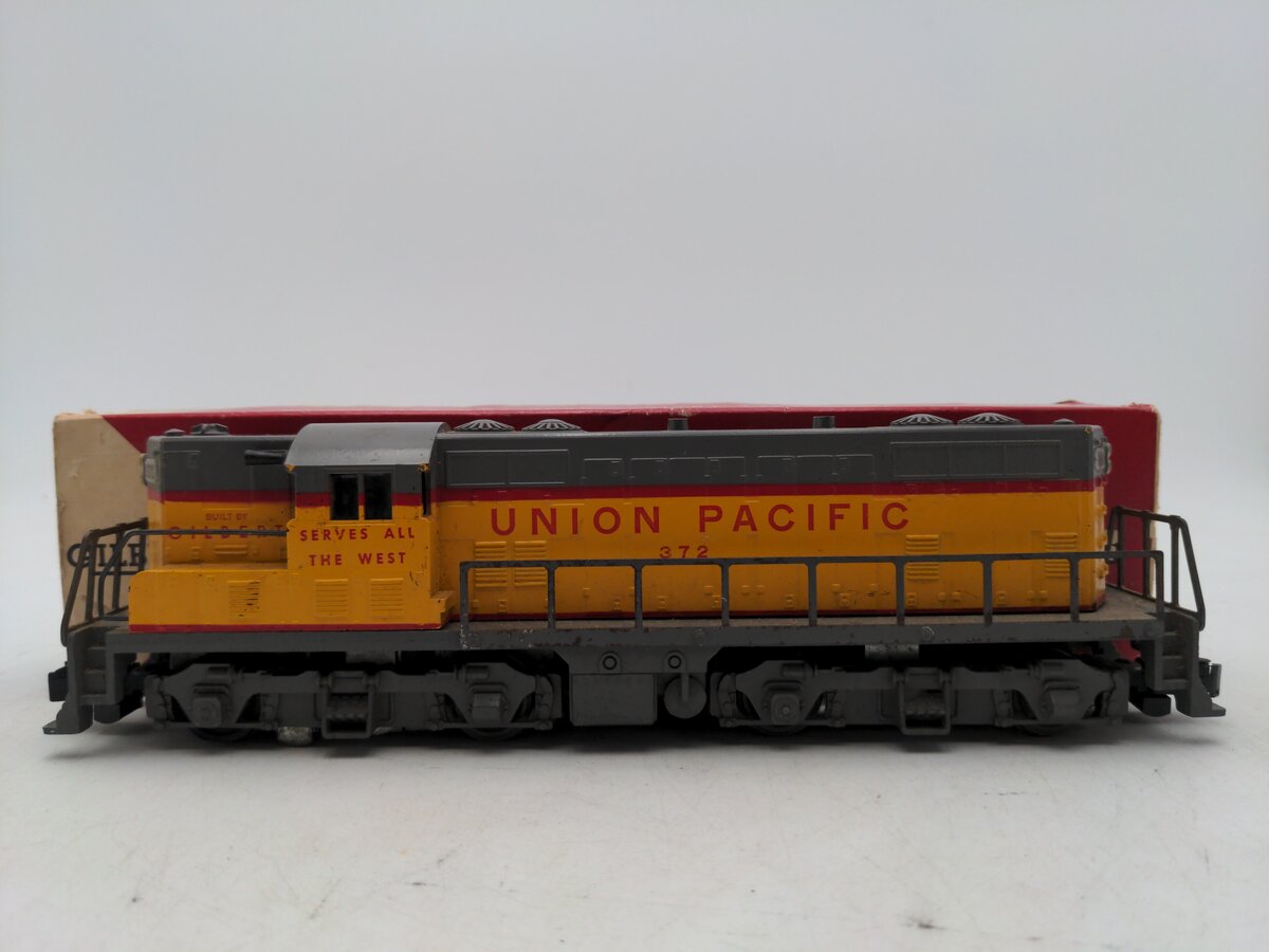 American Flyer 372 Vintage S Union Pacific GP-7 Powered Diesel Locomotive VG/Box