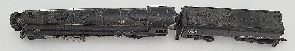 American Flyer 332 S Vintage UP 4-8-4 Northern Steam Locomotive and Tender VG