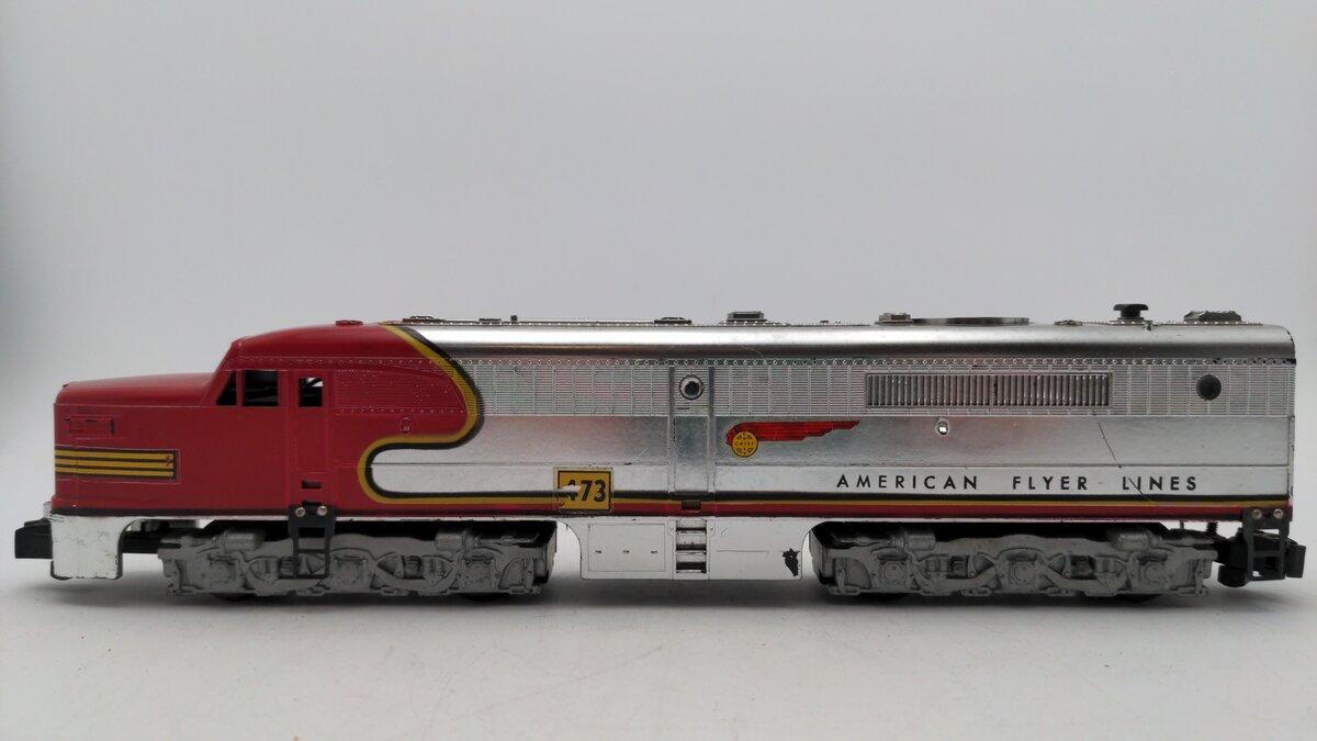 American Flyer 473 Vintage S PA-1 Non-Powered A Unit Diesel Locomotive VG