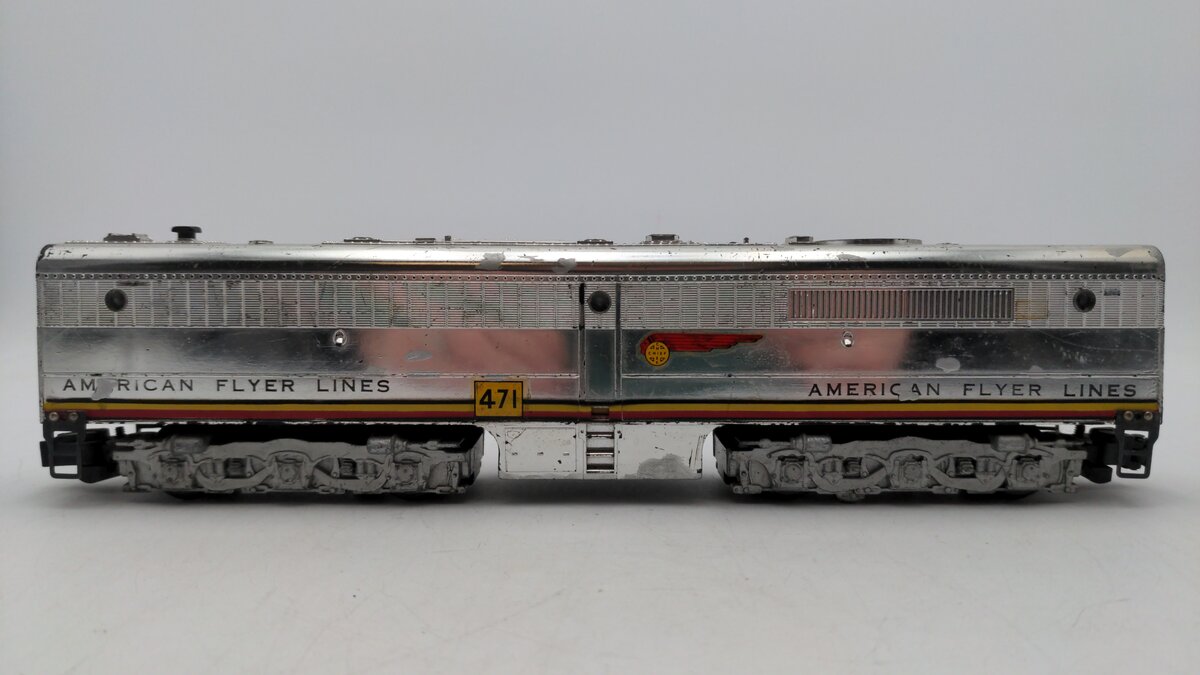 American Flyer 471 Vintage S "American Flyer Lines"  B Dummy Diesel Locomotive VG