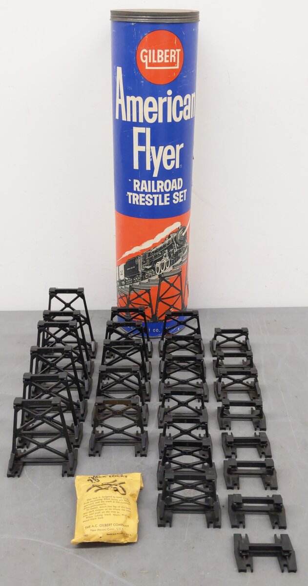 American Flyer 26782 Vintage S Trestle Set EX/Box