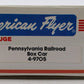 American Flyer 4-9705 S Gauge Pennsylvania Railroad Boxcar LN/Box