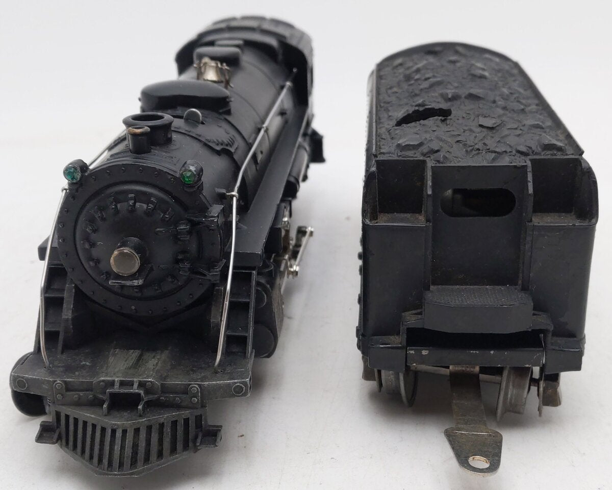 Lionel 1666 Vintage O 2-6-2 Die-Cast Steam Locomotive & 2666W Tender VG
