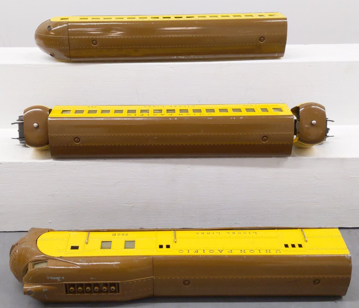 Lionel 752E Vintage O Prewar Union Pacific M10000 Streamliner Set VG/Box