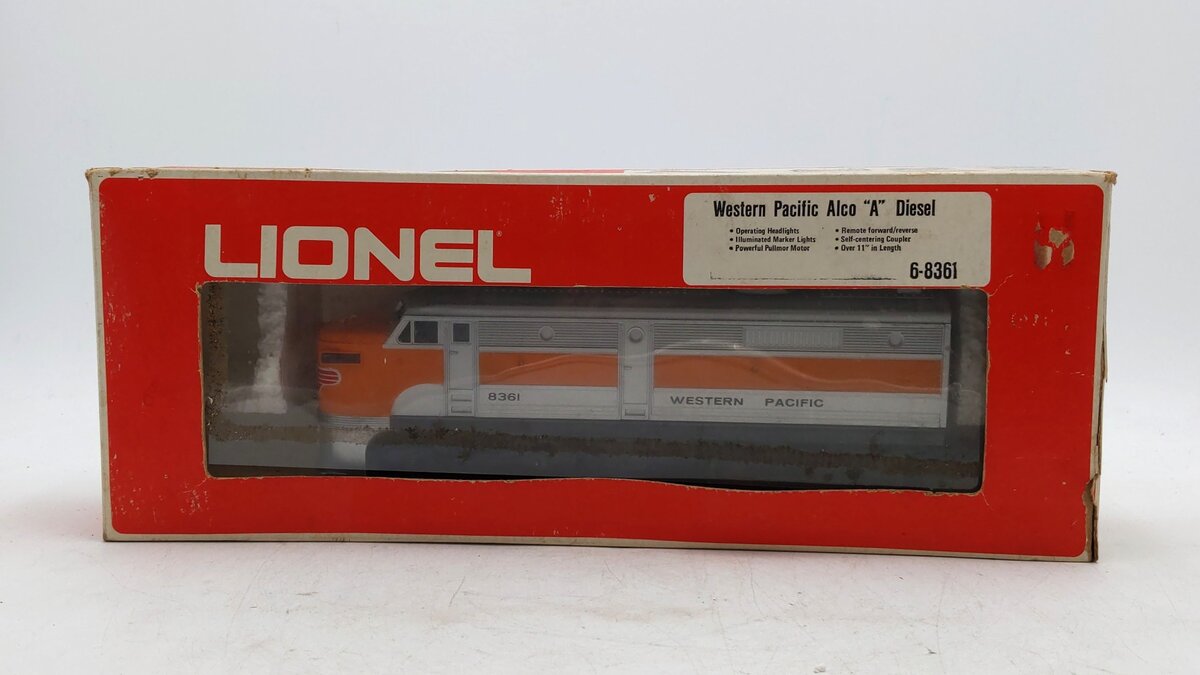 Lionel 6-8361 Western Pacific Alco FA-2 Powered A Unit VG/Box