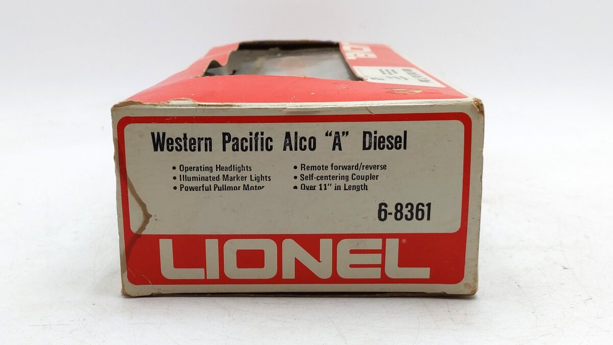 Lionel 6-8361 Western Pacific Alco FA-2 Powered A Unit VG/Box
