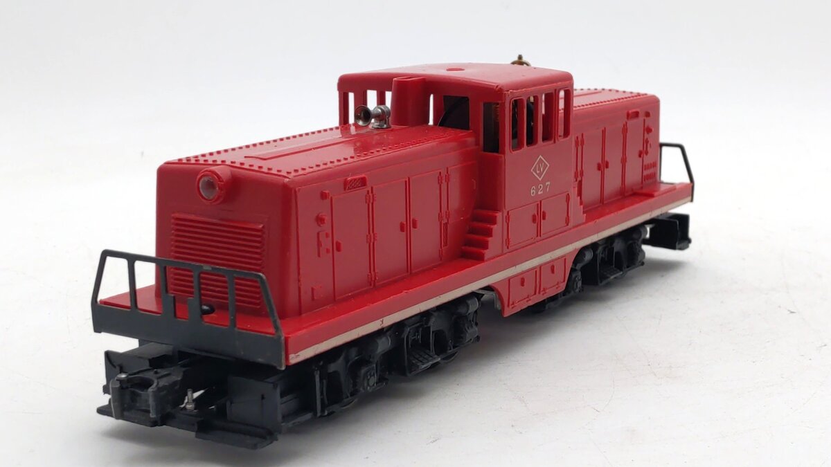 Lionel 627 Vintage O Gauge Lehigh Valley 44 Ton Diesel Locomotive VG