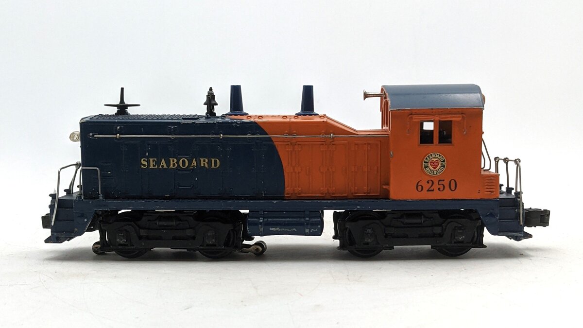 Lionel 6250 Vintage O Seaboard NW-2 Powered Diesel Locomotive - Custom