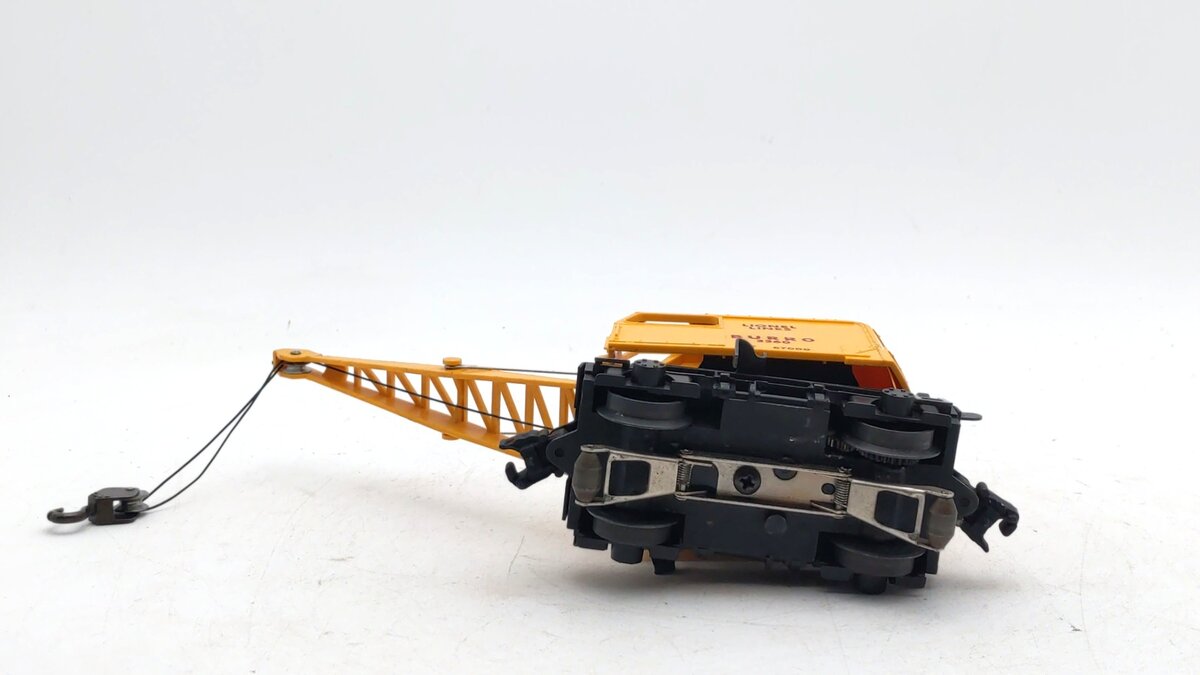 Lionel 3360 Vintage O Gauge Postwar Operating Burro Crane Car EX