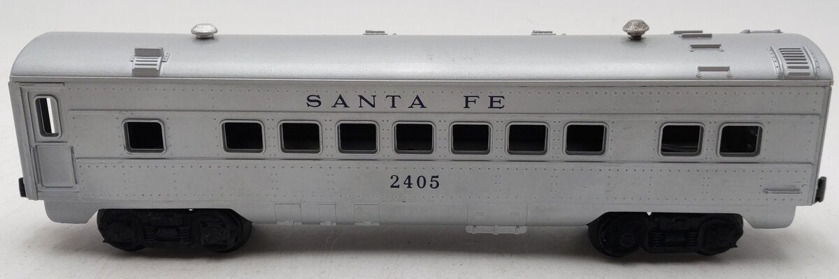 Lionel 2405 Vintage O Santa Fe Passenger Car VG