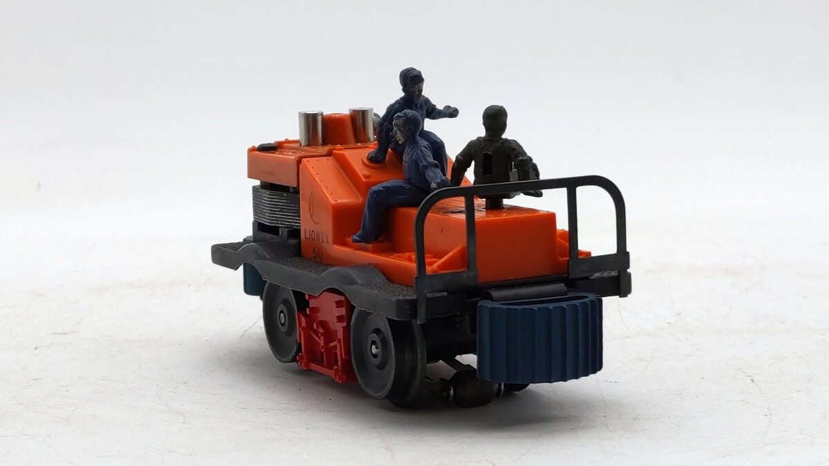 Lionel 50 Vintage O Gauge Postwar Motorized Gang Car w/3 Figures VG