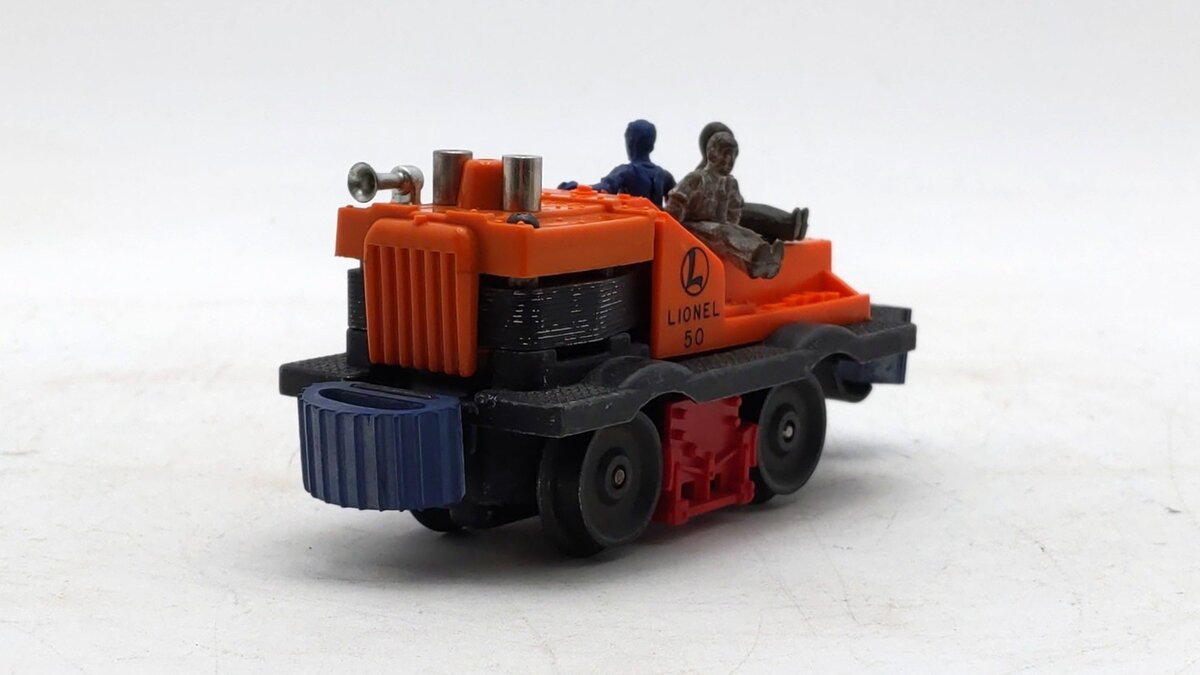 Lionel 50 Vintage O Gauge Postwar Motorized Gang Car w/3 Figures VG