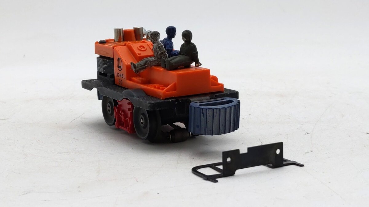 Lionel 50 Vintage O Gauge Postwar Motorized Gang Car w/3 Figures VG