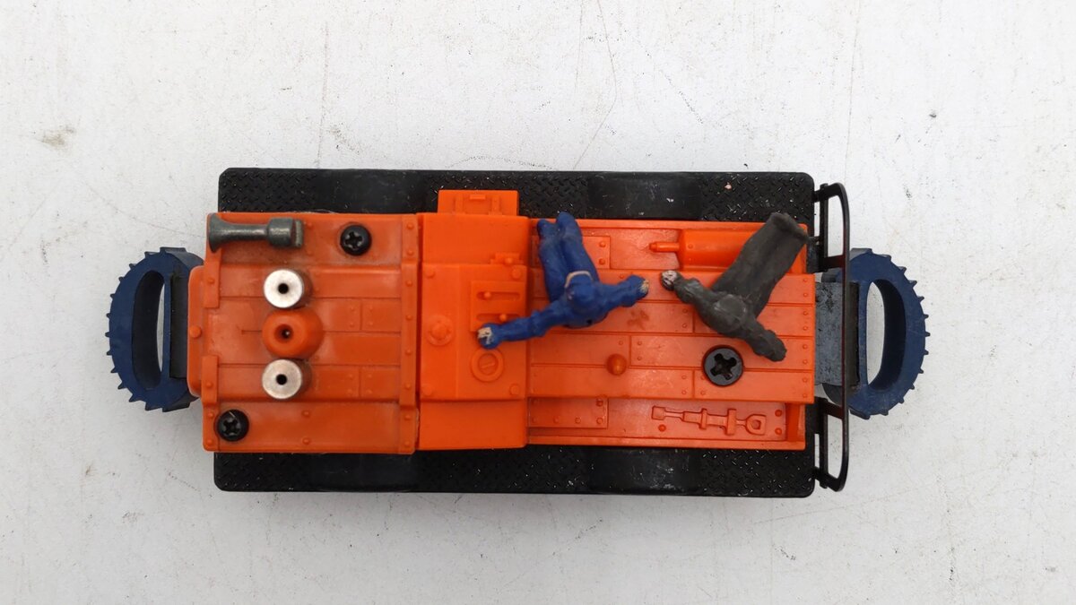 Lionel 50 Vintage O Gauge Postwar Motorized Gang Car w/3 Figures VG