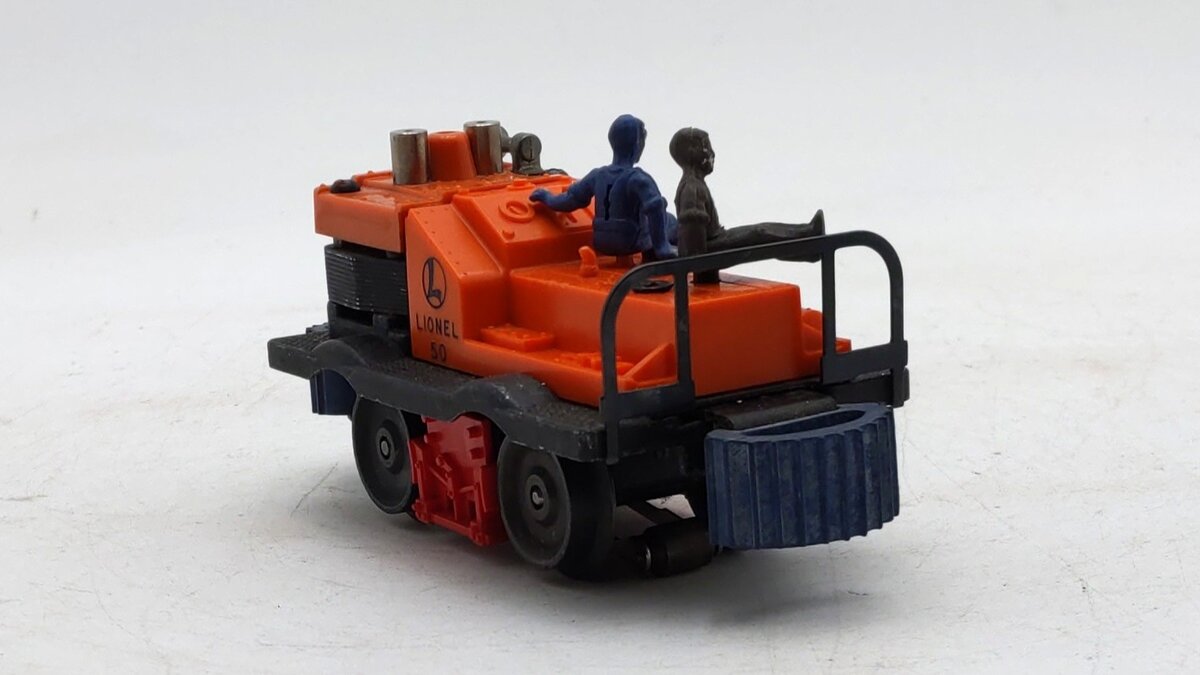 Lionel 50 Vintage O Gauge Postwar Motorized Gang Car w/3 Figures VG