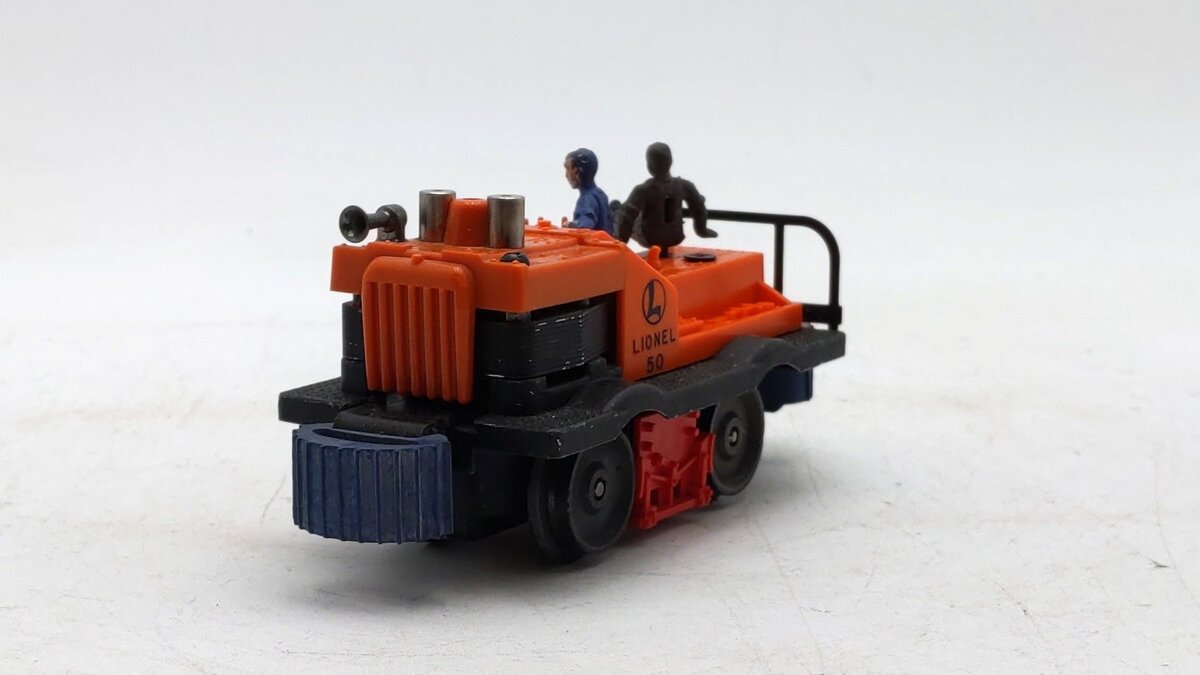 Lionel 50 Vintage O Gauge Postwar Motorized Gang Car w/3 Figures VG