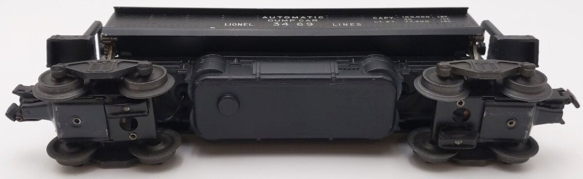 Lionel 3469 Vintage O Lionel Lines Black Automatic Dump Car EX/Box